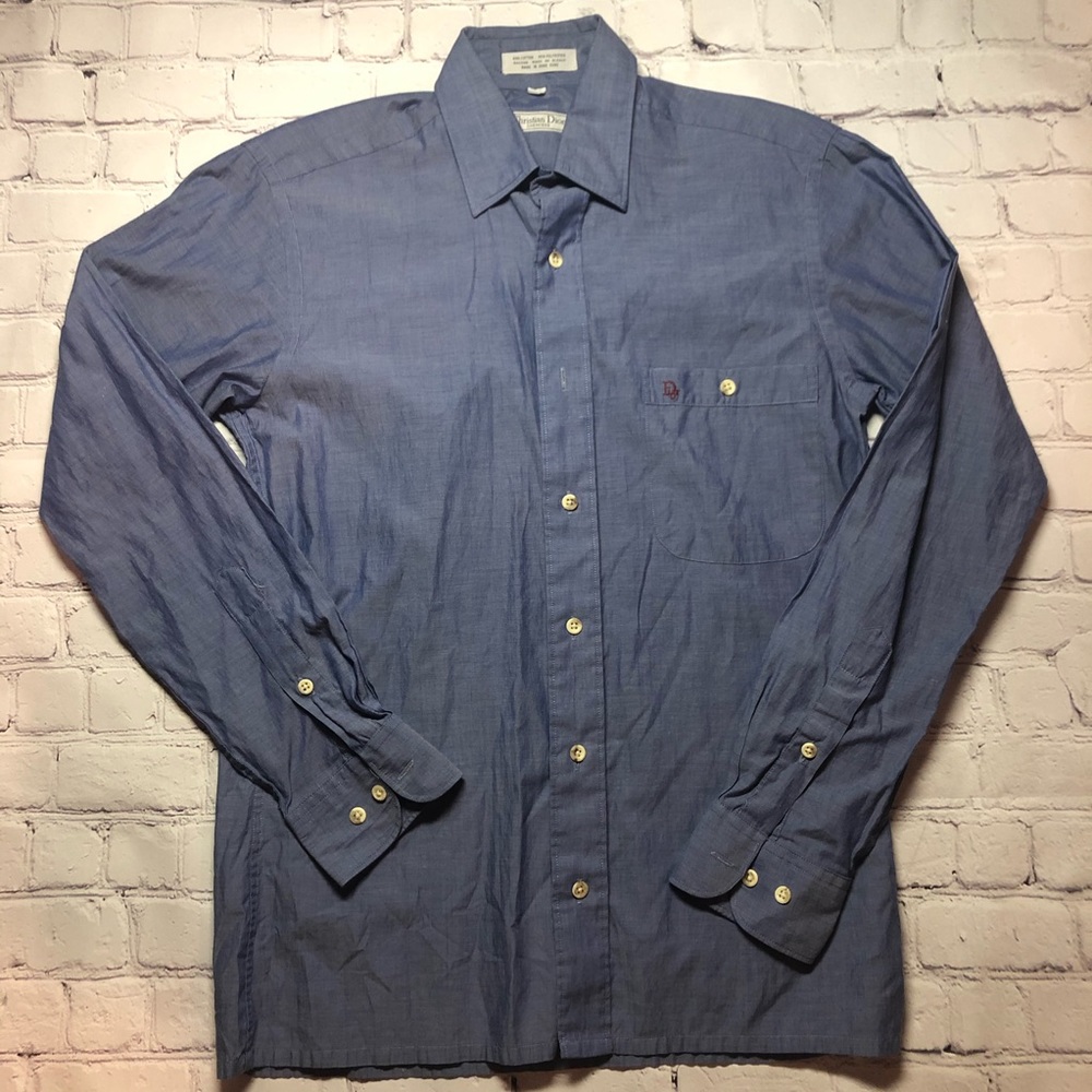 Christian Dior Men’s button down shirt size Small